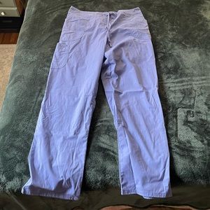 2 Pairs of Size L Scrub Pants Blue and Gray